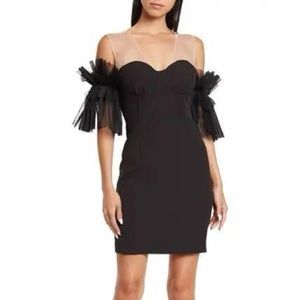 NWT Gracia Illusion Mini Dress